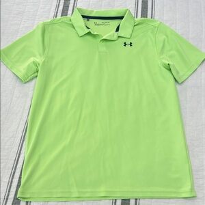 Under Armour Kids Neon Green Polo Shirt